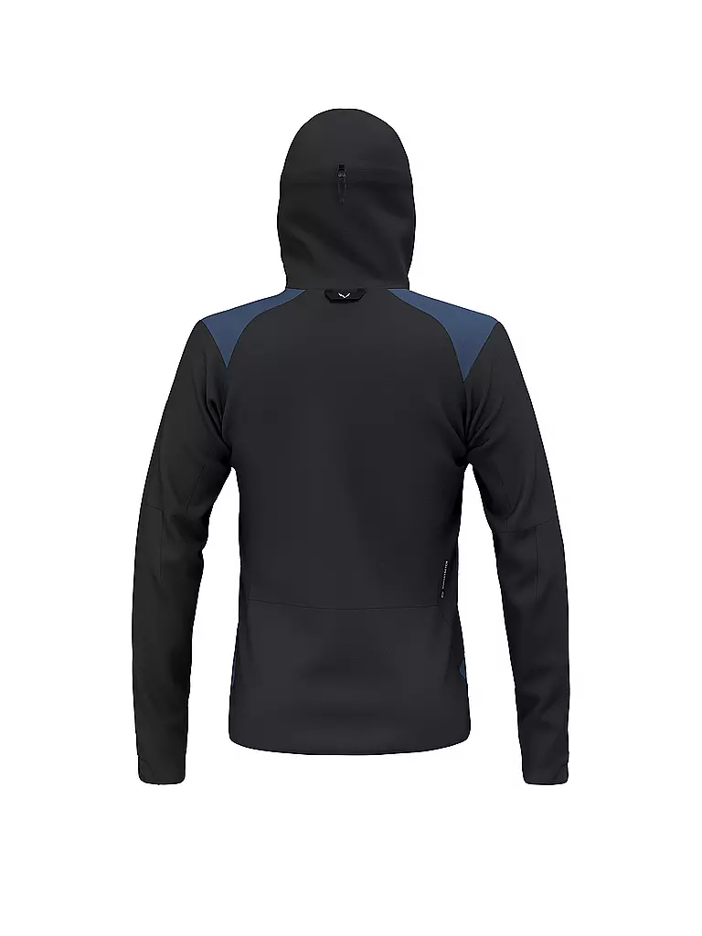 SALEWA | Herren Touren Hybridjacke Sella Durastretch Softshell Hoodie | schwarz