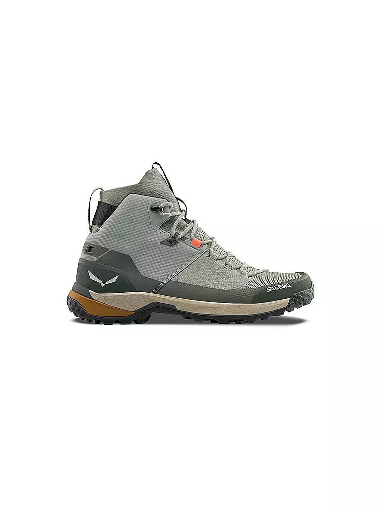 SALEWA | Herren Wanderschuhe Puez Knit Mid Powertex | olive