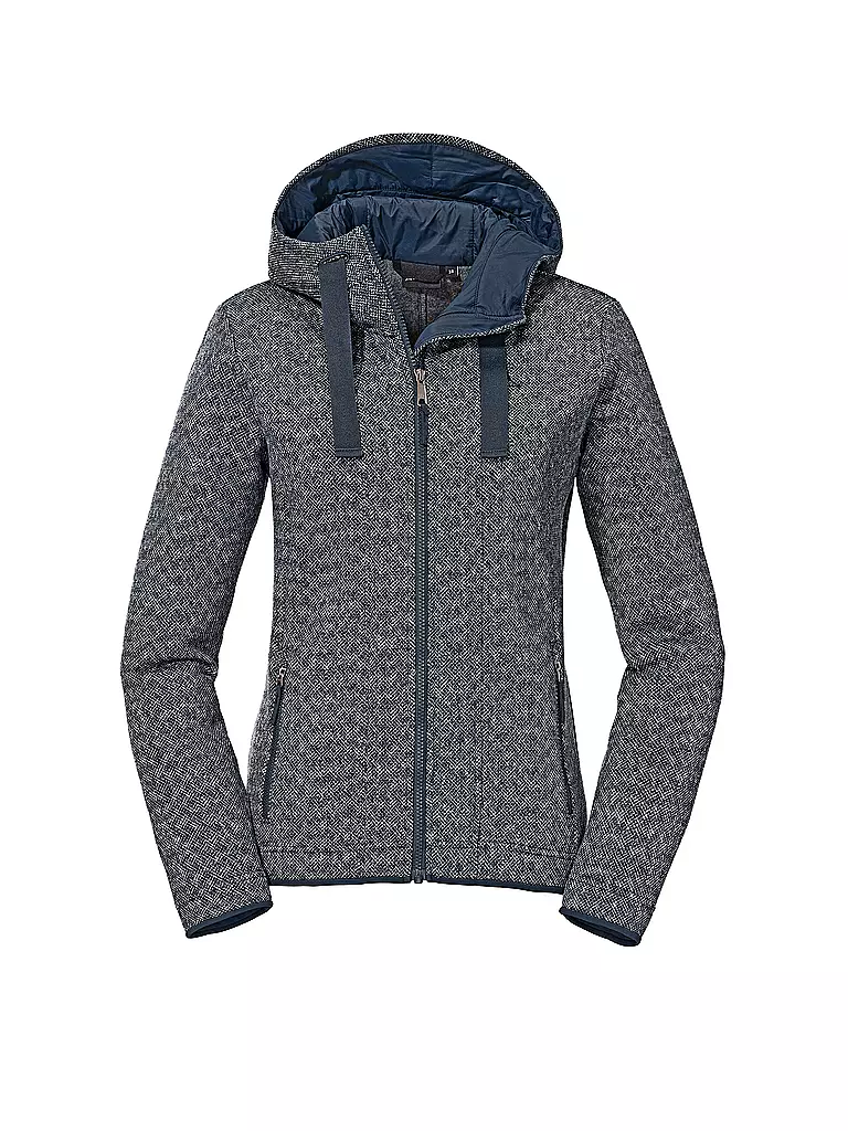 SCHÖFFEL | Damen Fleecejacke Aurora L Hoodie | dunkelblau