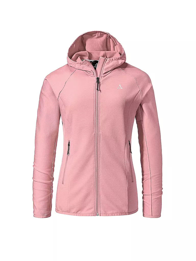 SCHÖFFEL | Damen Fleecejacke Cascata Hoodie | rosa