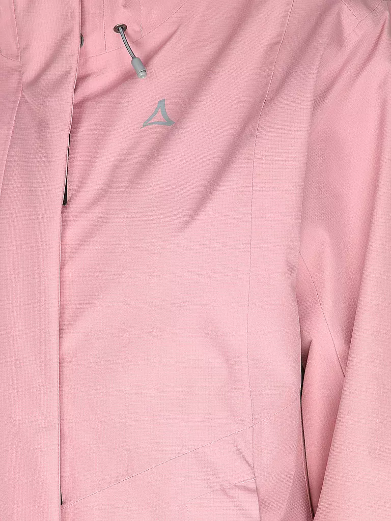 SCHÖFFEL | Damen Wanderjacke Okere 2L 3in1 Hoodie | rosa