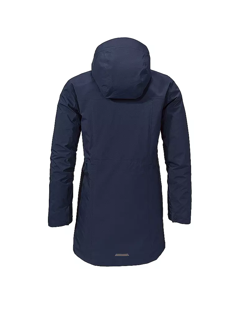 SCHÖFFEL | Damen Winterparka Barth 3in1 GTX Hoodie | dunkelblau