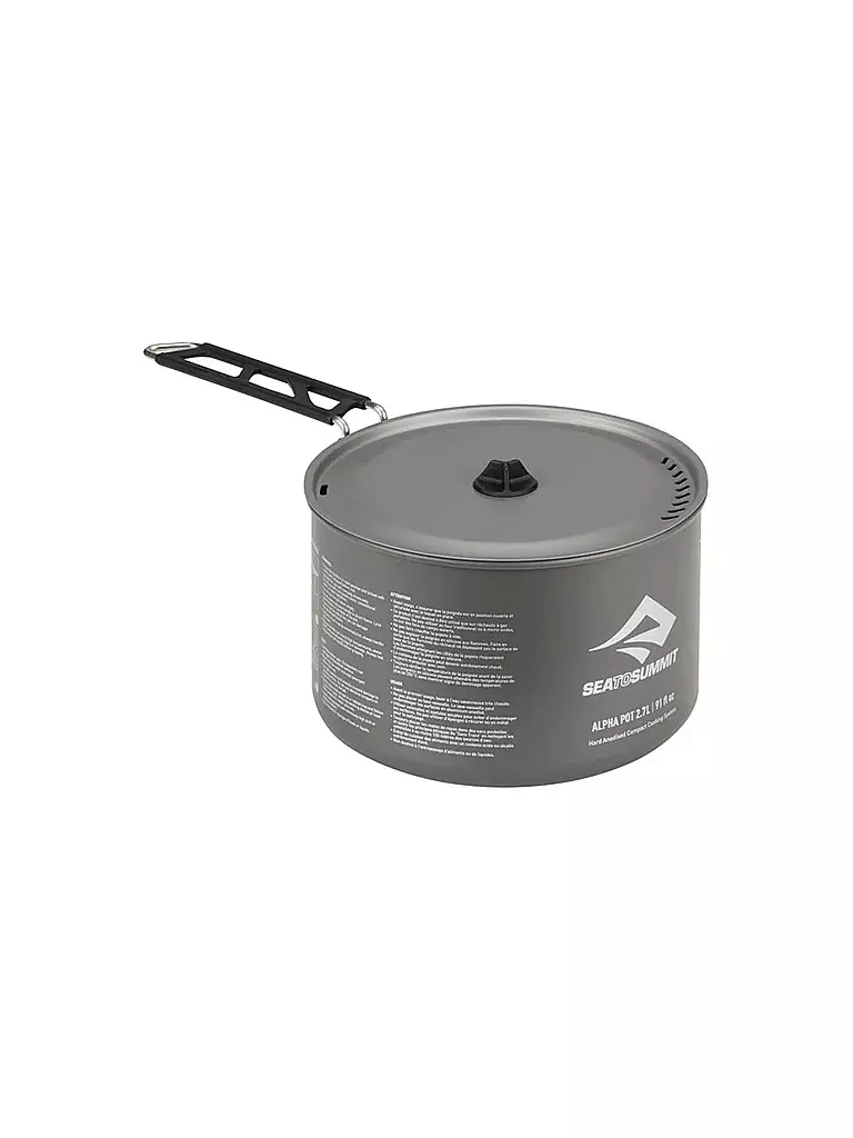 SEA TO SUMMIT | Camping Kochtopf Alpha Pot 1,9L | grau