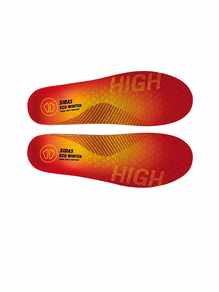 SIDAS | Skischuheinlage 3Feet Eco Winter Hight | rot