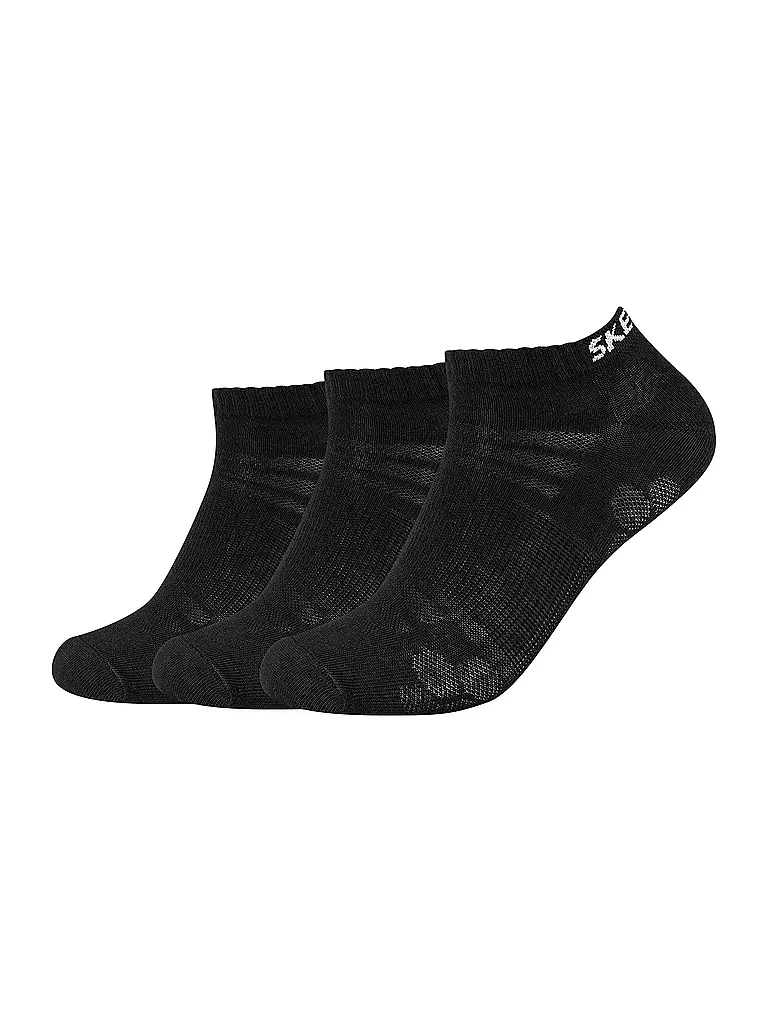 SKECHERS | Sneakersocken Mesh Ventilation 3er Pkg. | schwarz