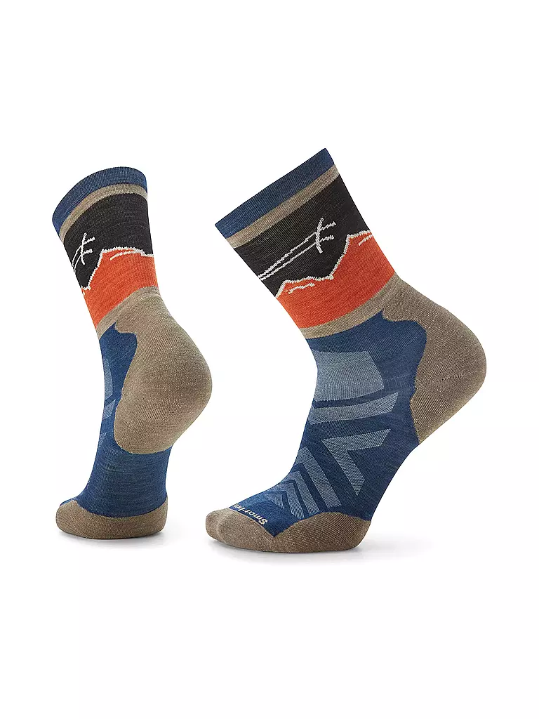 SMARTWOOL | Herren Wandersocken Athlete Edition Approach Crew | blau