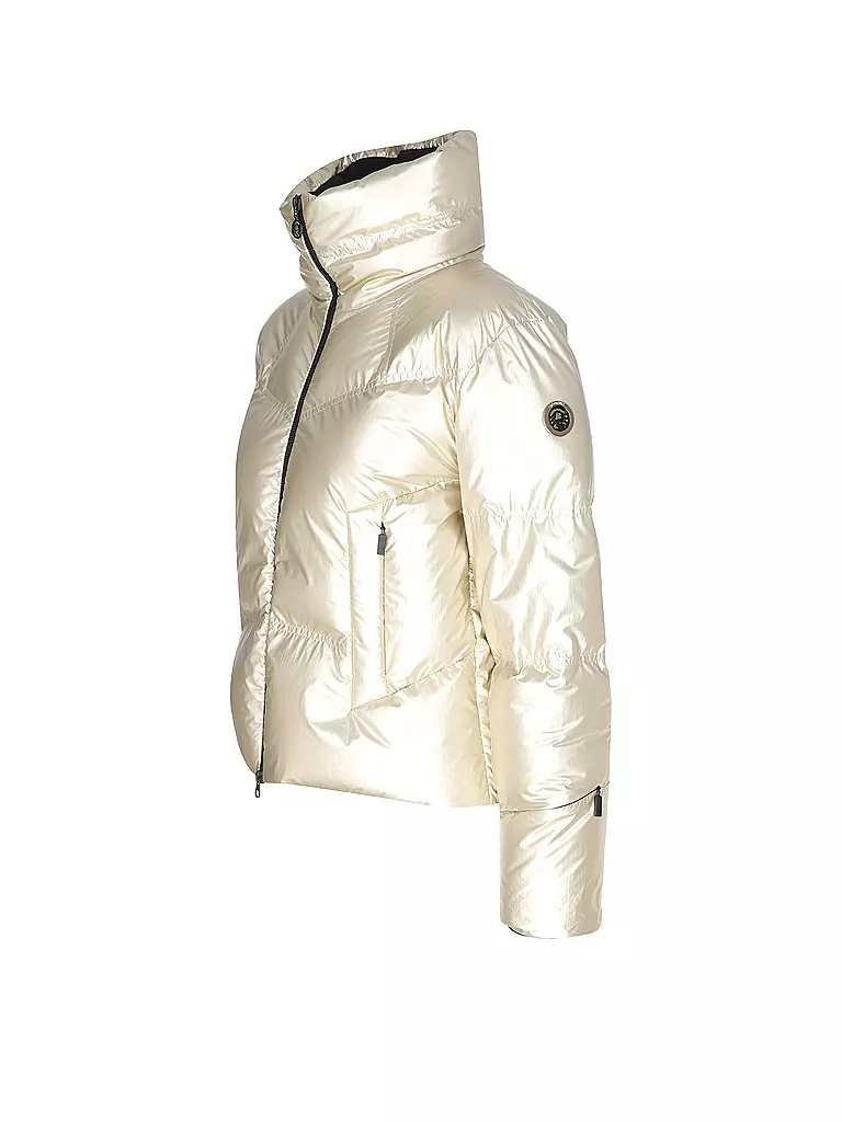 SPORTALM | Damen Ski Daunenjacke mit Kragen | gold