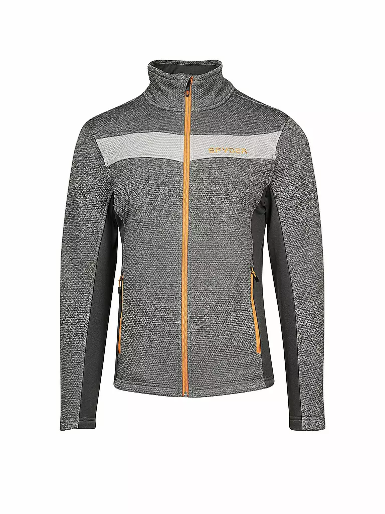 SPYDER | Herren Strickfleece-Jacke Encore Full Zip | grau