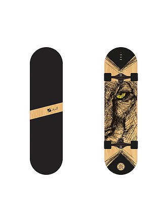 STUF | Skateboard LION Braun/Schwarz