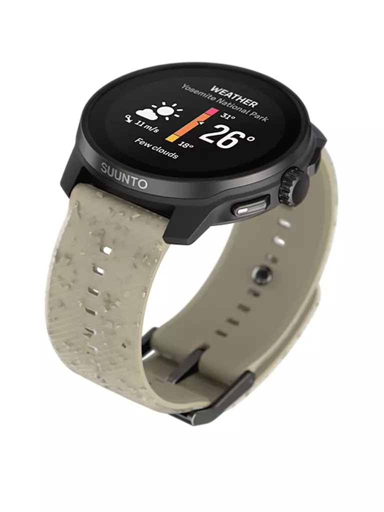 SUUNTO | GPS-Multisportuhr Suunto Race S Gravel Grey | schwarz