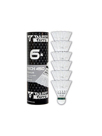 TALBOT TORRO | Badmintonball Tech 450 Premium 6er Dose