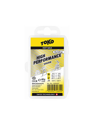 TOKO | Skiwachs Worldcup High Performance Hot Wax warm