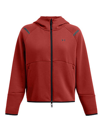 UNDER ARMOUR | Damen Kapuzenjacke UA Unstoppable Fleece mit durchgehendem Zip