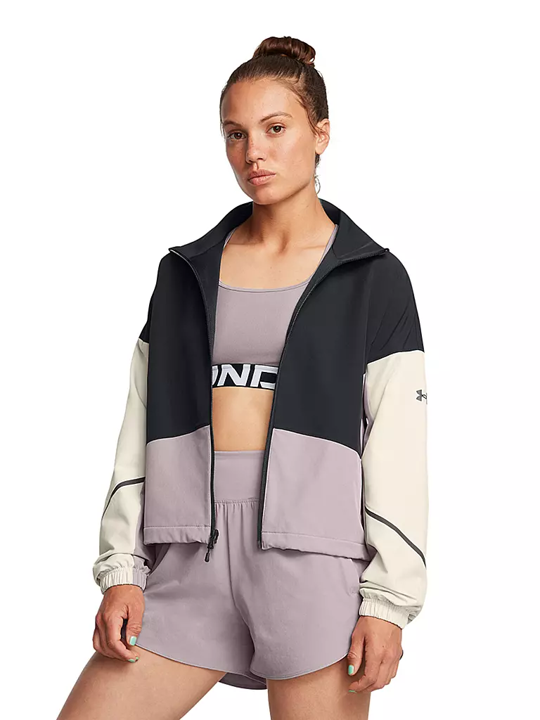 UNDER ARMOUR | Damen Fitnessjacke UA Unstoppable | schwarz