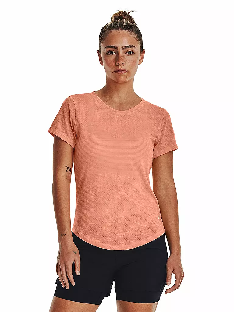 UNDER ARMOUR | Damen Fitnessshirt UA Streaker Run | orange