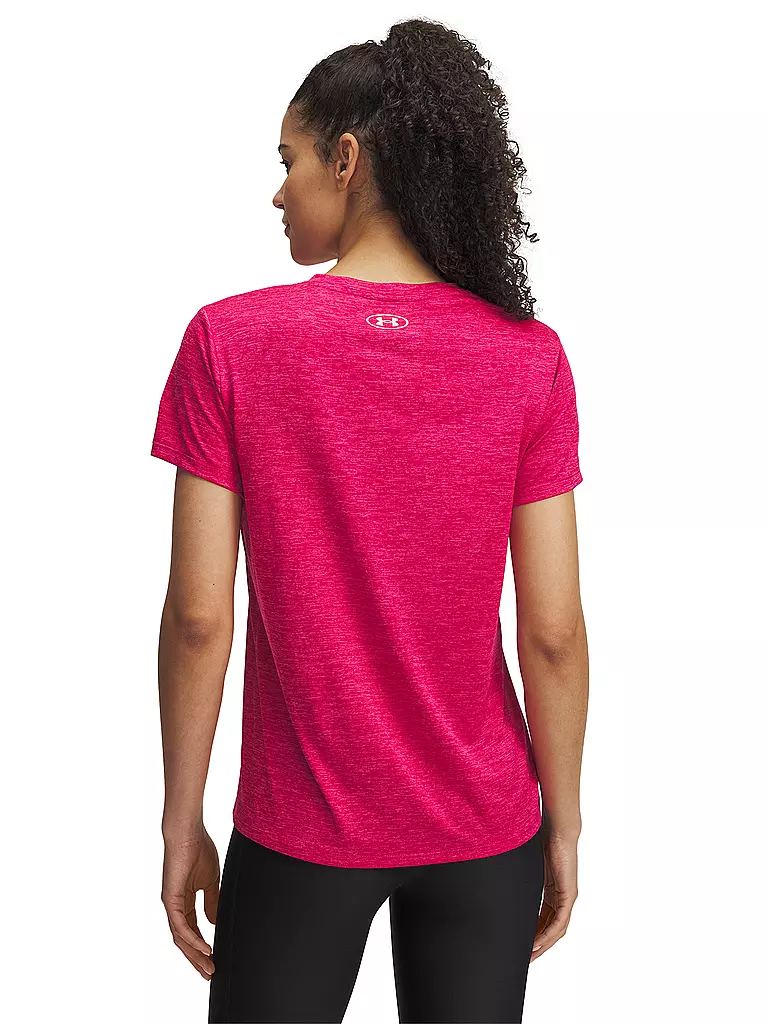 UNDER ARMOUR | Damen Fitnessshirt UA Tech™ Twist  | beere