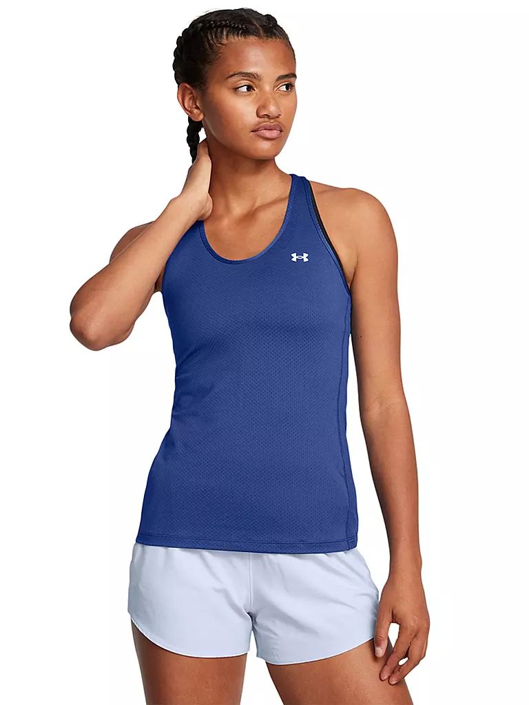 UNDER ARMOUR | Damen Fitnesstank HeatGear® Armour Racer | blau