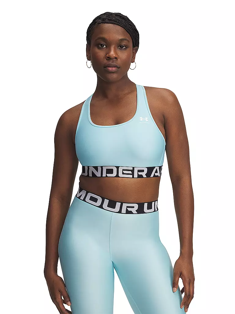 UNDER ARMOUR | Damen Sport-BH HeatGear® Armour Medium Support | hellblau