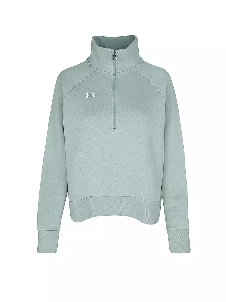 UNDER ARMOUR | Damen Sweater UA Rival Fleece mit ½ Zip | olive