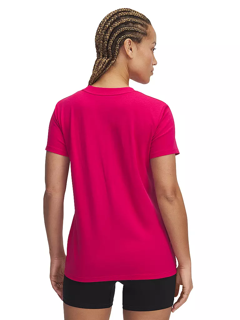 UNDER ARMOUR | Damen T-Shirt UA Rival Core  | beere