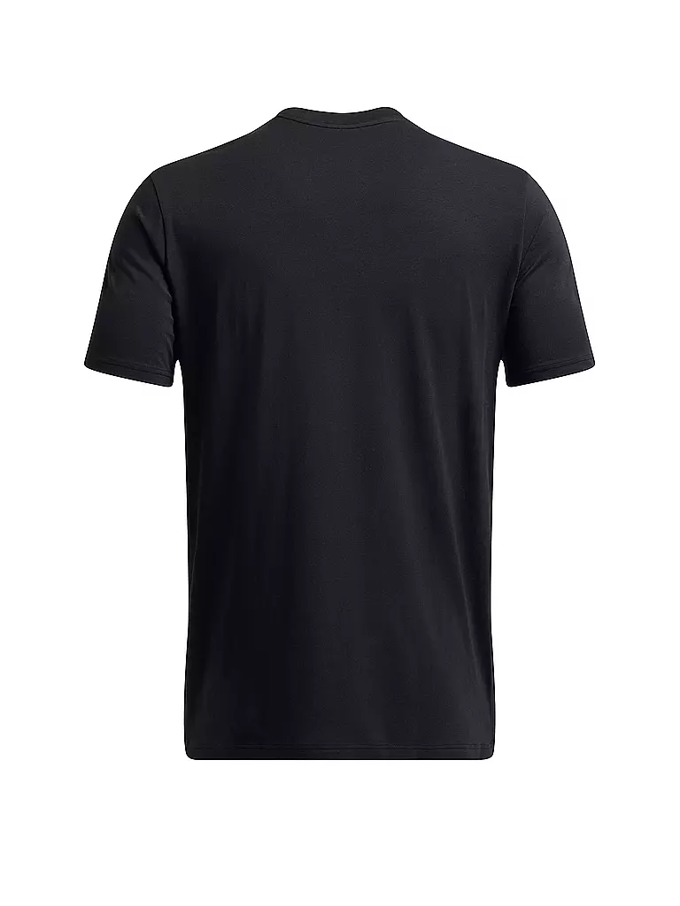 UNDER ARMOUR | Herren -Shirt Sliced Wordmark | schwarz