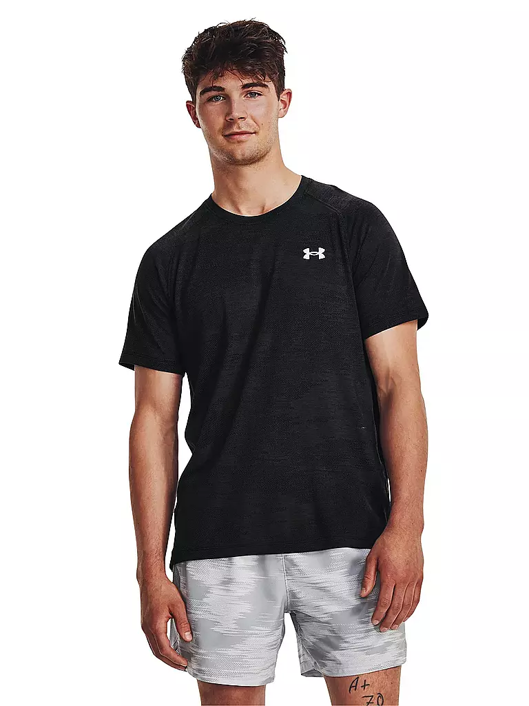 UNDER ARMOUR | Herren Fitnessshirt UA Streaker Speed Camo  | schwarz