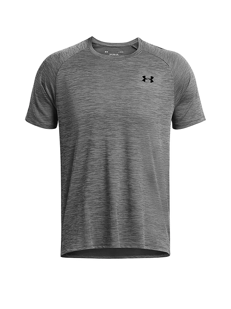 UNDER ARMOUR | Herren Fitnessshirt UA Tech™ Strukturiert | grau