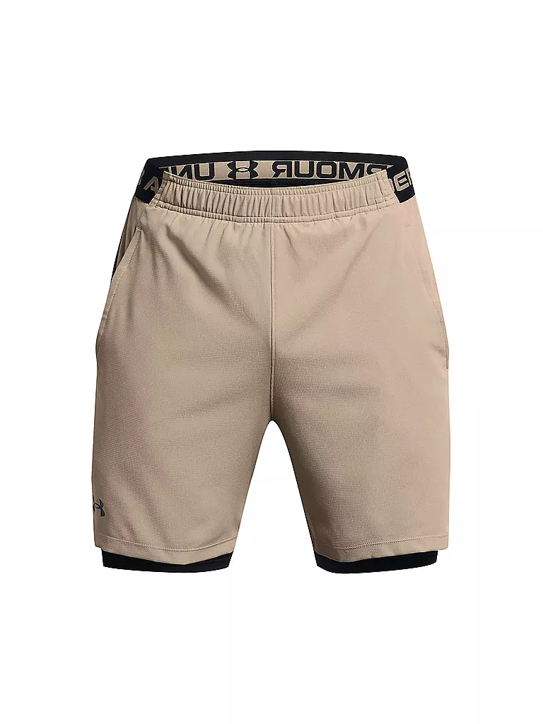 UNDER ARMOUR | Herren Fitnessshort UA Vanish Woven 2-in-1 | camel