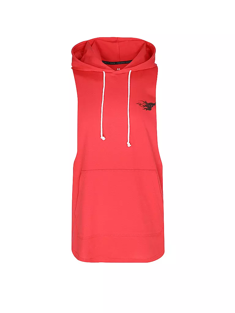 UNDER ARMOUR | Herren Hoodie ohne Arm UA The Rock | rot