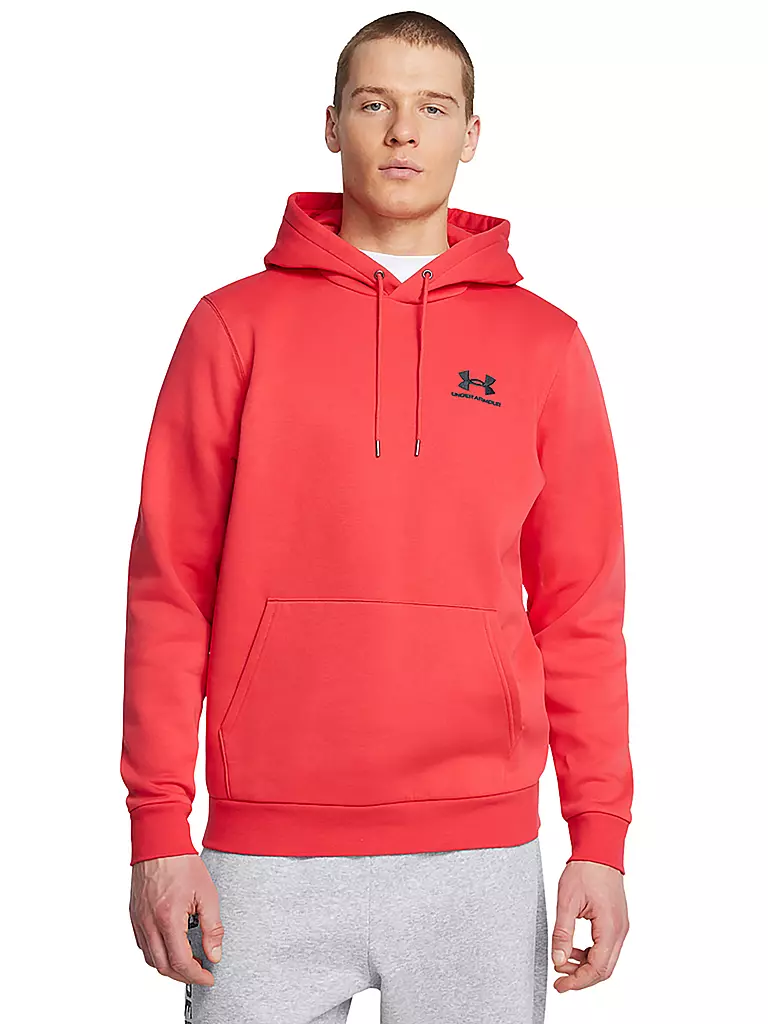 UNDER ARMOUR | Herren Hoodie UA Essential Fleece | rot