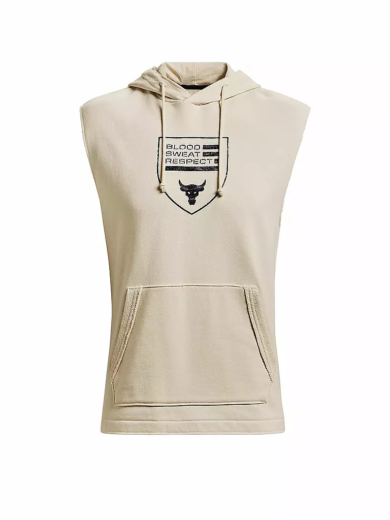 UNDER ARMOUR | Herren Hoodie UA Project Rock ärmellos | grau