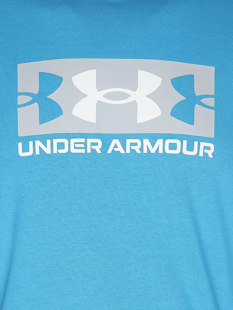 UNDER ARMOUR | Herren Hoodie UA Rival French Terry Logo | dunkelblau