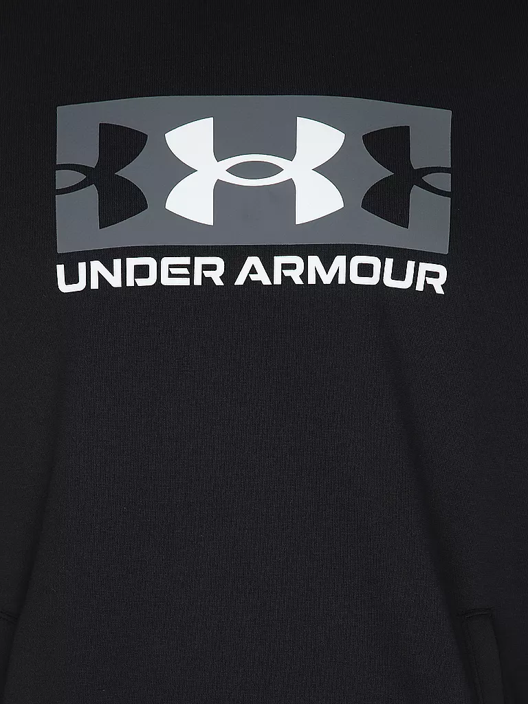 UNDER ARMOUR | Herren Hoodie UA Rival French Terry Logo | schwarz