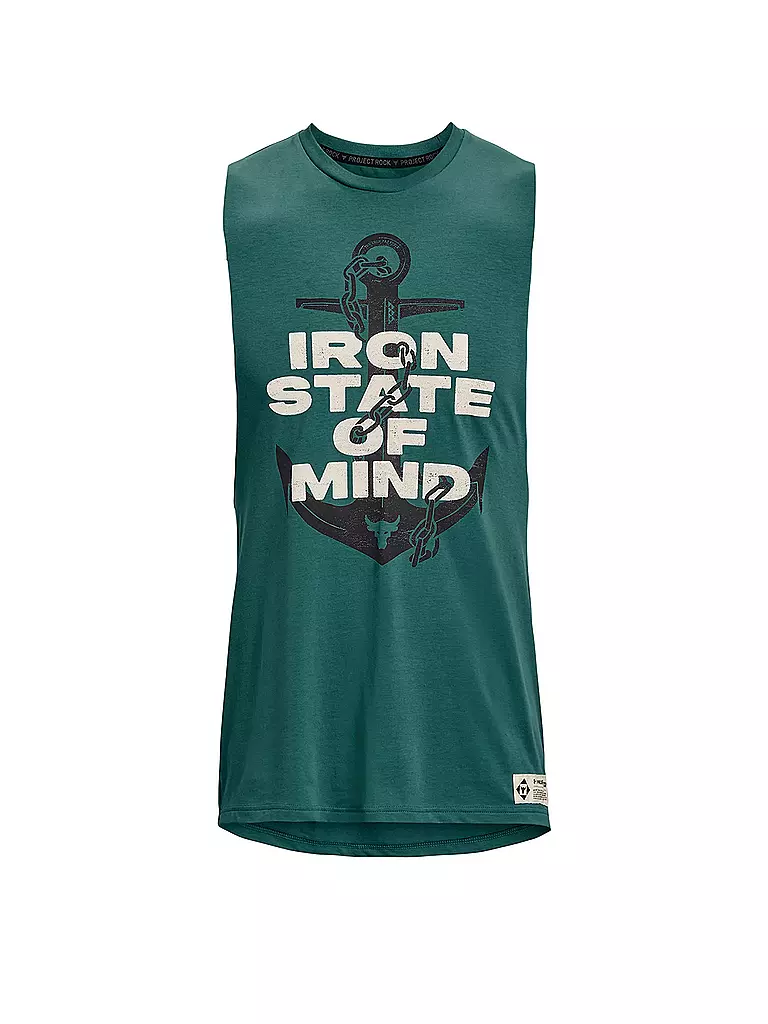 UNDER ARMOUR | Herren Muskel-Tanktop Project Rock Iron | grün