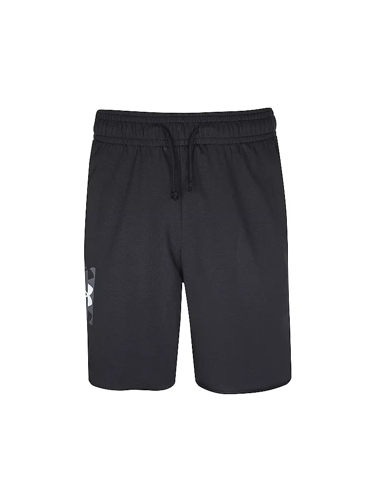 UNDER ARMOUR | Herren Short UA Rival Terry Logo 8in | schwarz