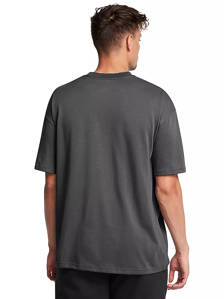 UNDER ARMOUR | Herren T-Shirt UA Heavyweight Logo | grau