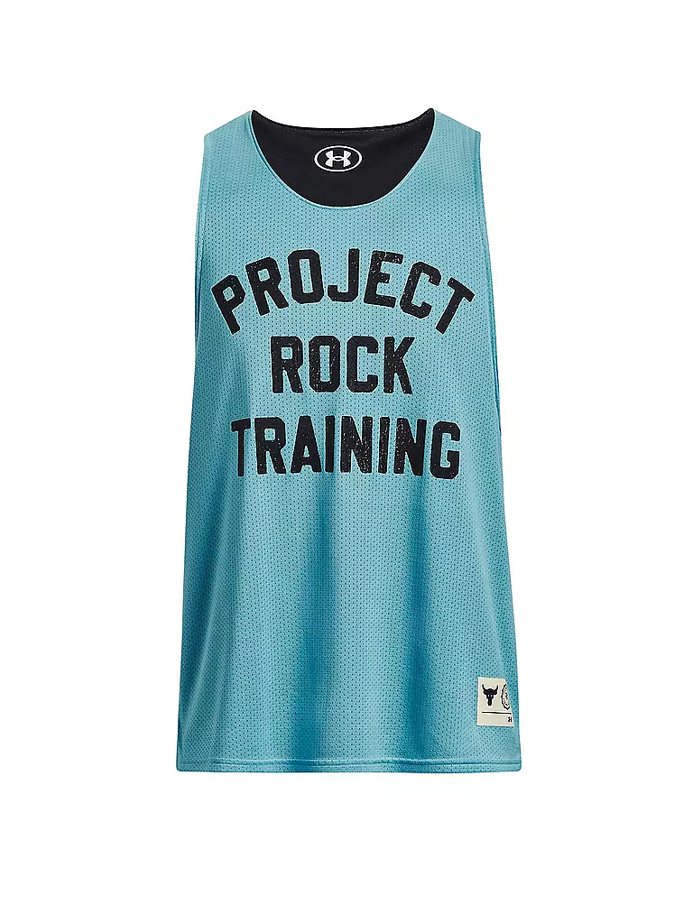 UNDER ARMOUR | Herren Tank Project Rock Reversible Mesh | blau