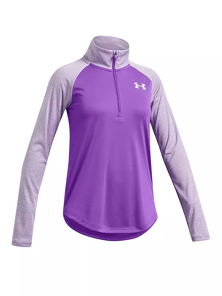 UNDER ARMOUR | Mädchen Fitness Zipshirt UA Tech™ Graphic ½ Zip | lila