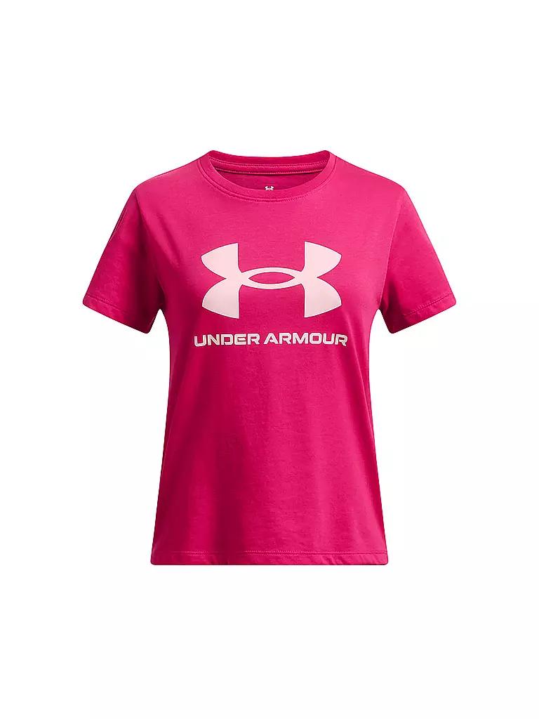 UNDER ARMOUR | Mädchen T-Shirt UA Big Logo | beere