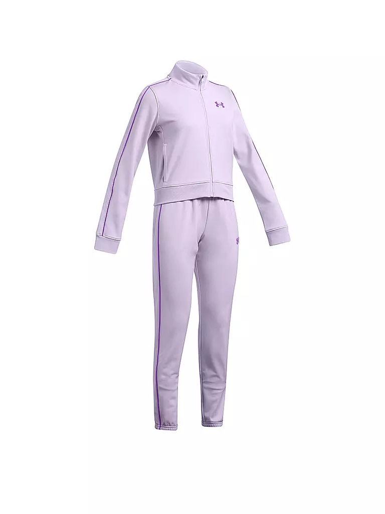 UNDER ARMOUR | Mädchen Trainingsanzug UA Icon Knit Crop | lila