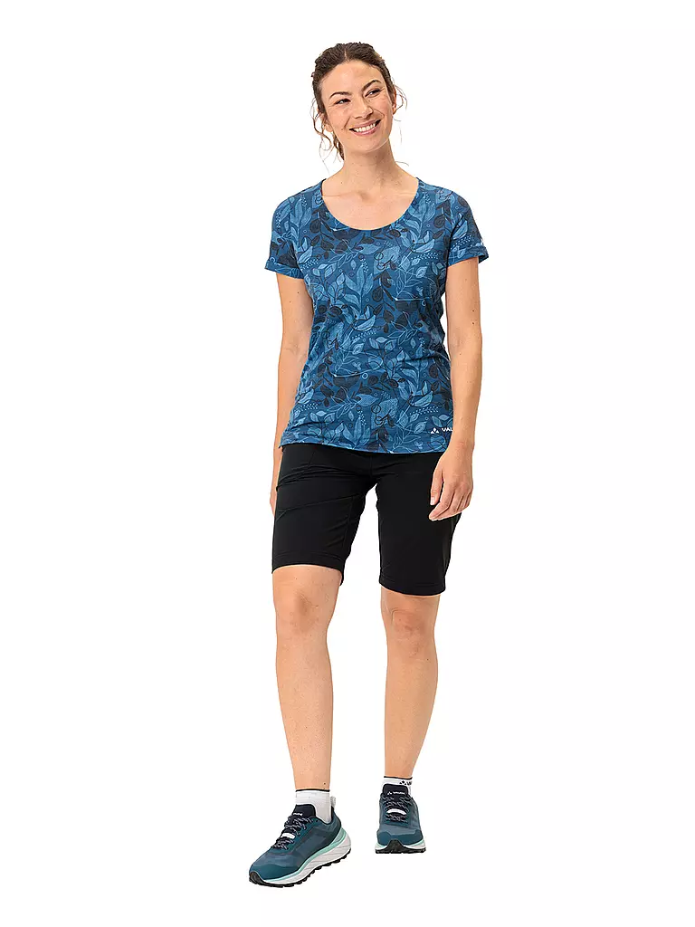 VAUDE | Damen Funktionsshirt Skomer Print | blau