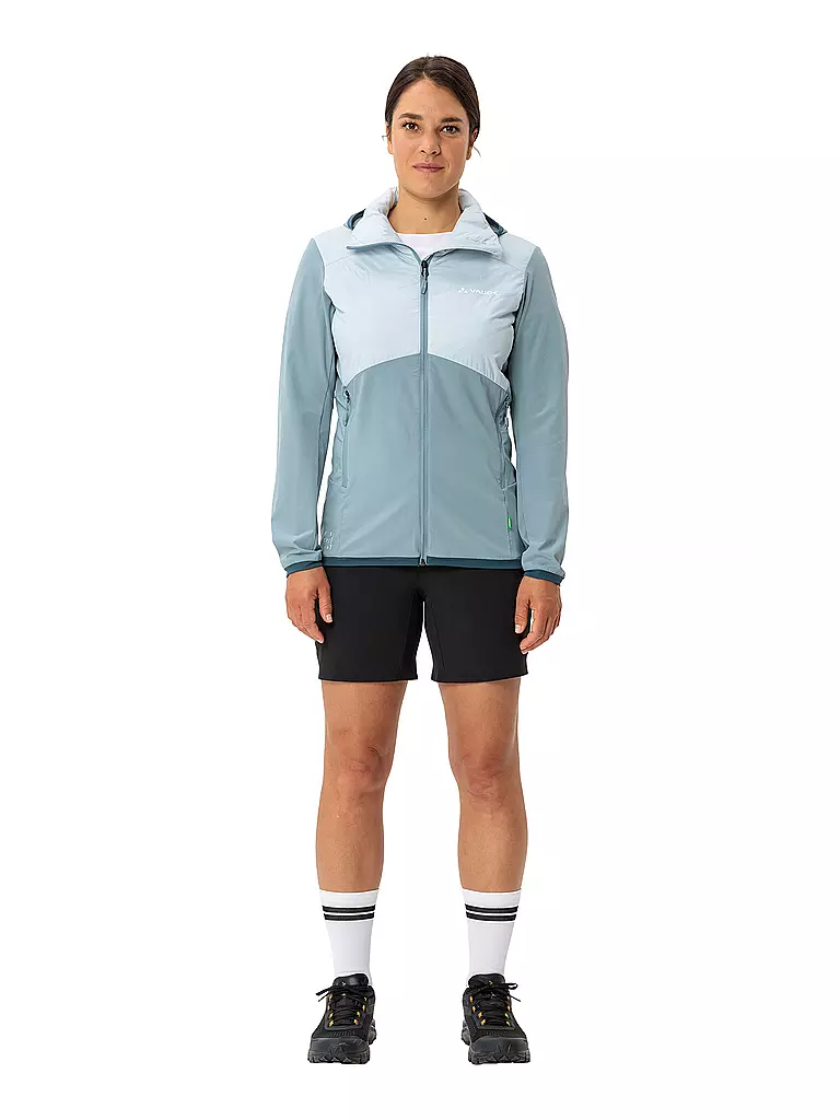 VAUDE | Damen Hybridjacke Brenva Hoodie | hellblau