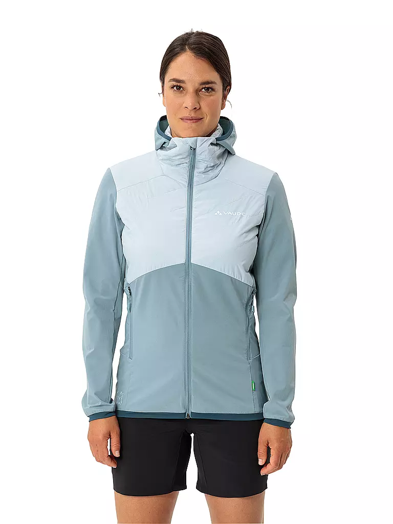 VAUDE | Damen Hybridjacke Brenva Hoodie | hellblau