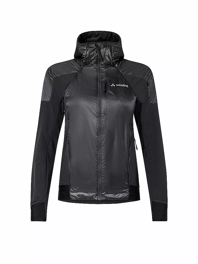 VAUDE | Damen Hybridjacke Larice Hoodie | schwarz