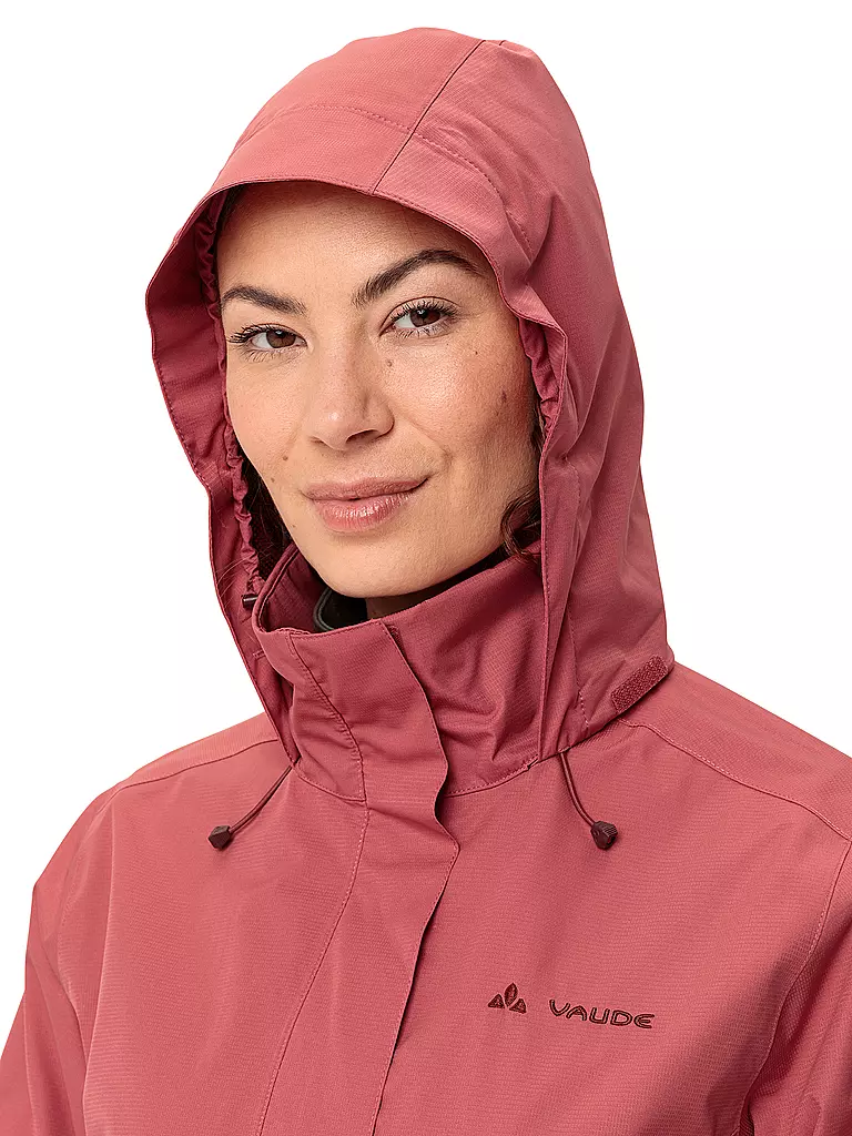 VAUDE | Damen Regenjacke Escape Light 2L Hoodie | dunkelrot