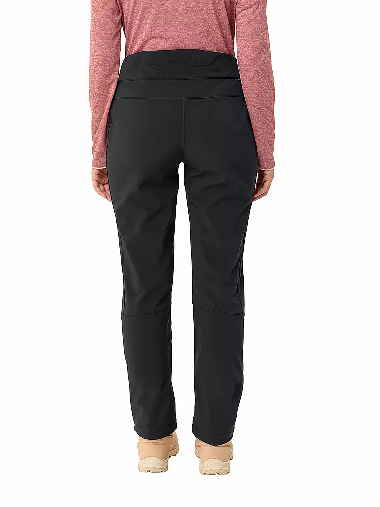 VAUDE | Damen Softshell Wanderhose Elope | schwarz