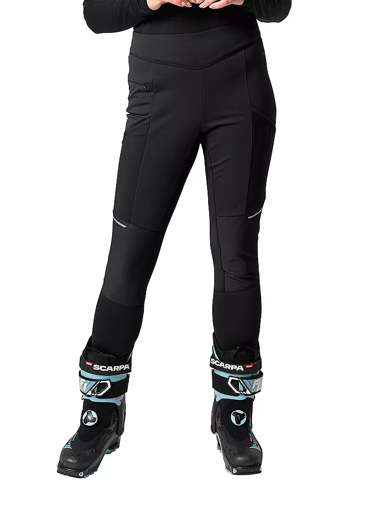 VAUDE | Damen Softshell Wanderhose Larice | schwarz