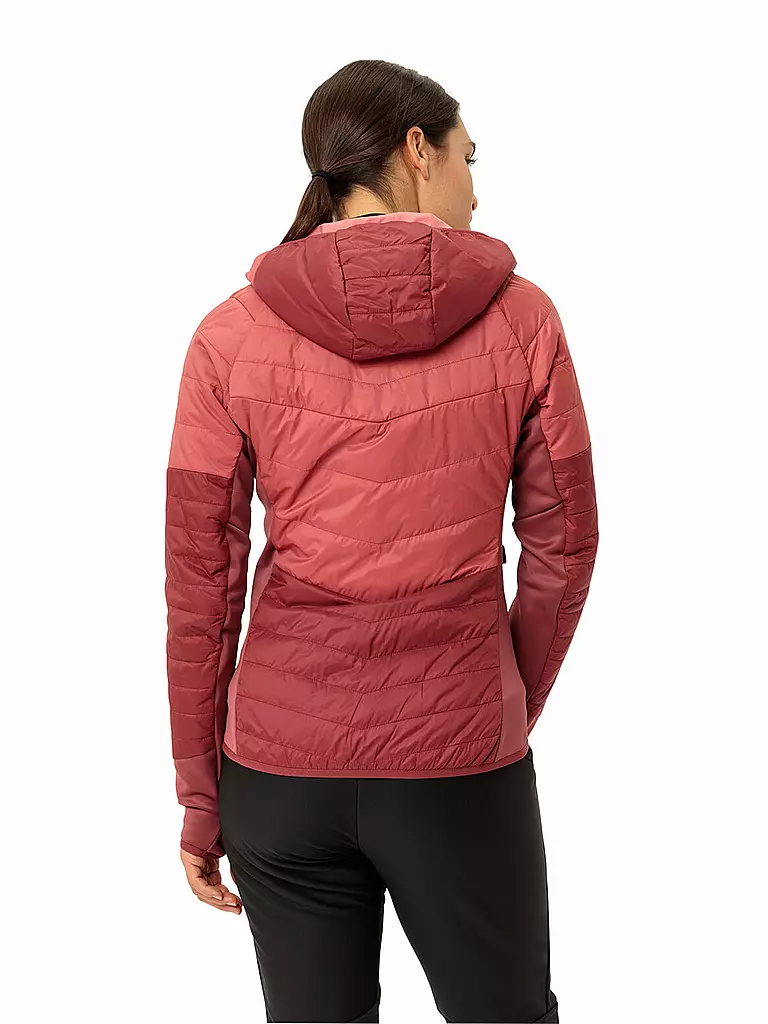 VAUDE | Damen Touren Isojacke Sesvenna Hoodie | dunkelrot