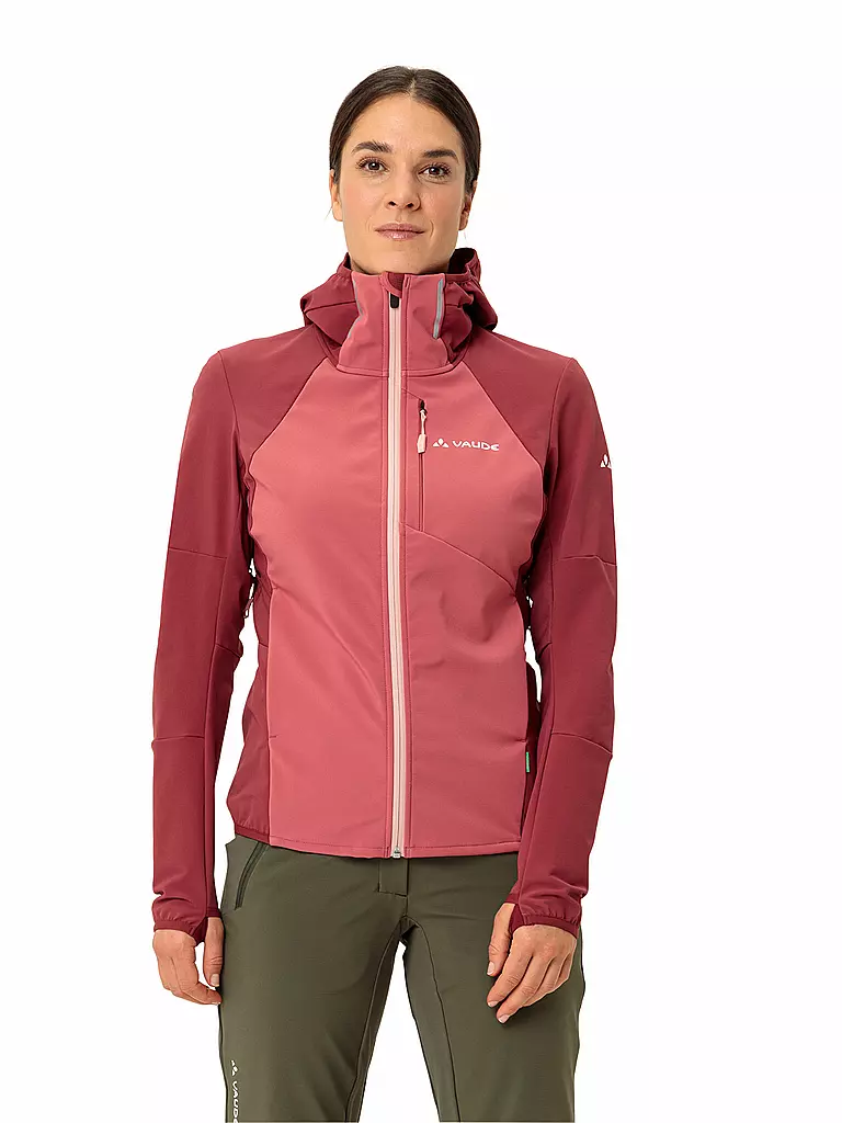 VAUDE | Damen Touren Softshelljacke Larice  | dunkelrot