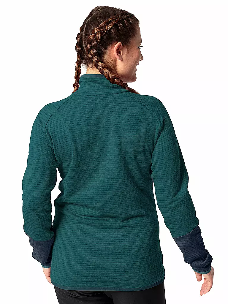 VAUDE | Damen Touren Zipshirt Larice  Fleece | petrol